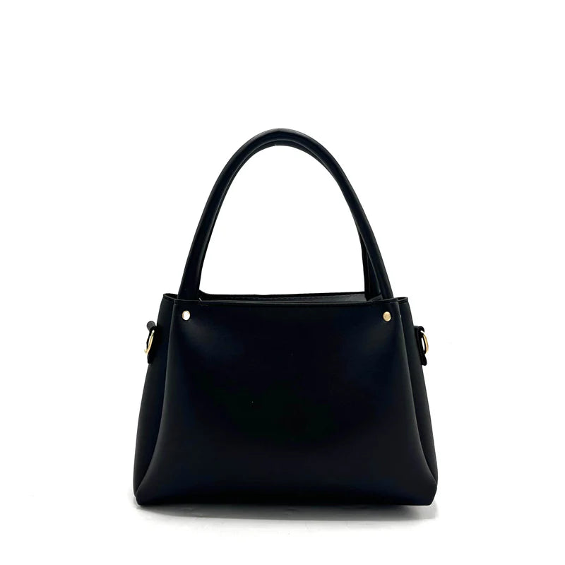 Minimal Black Everyday Shoulder Bag