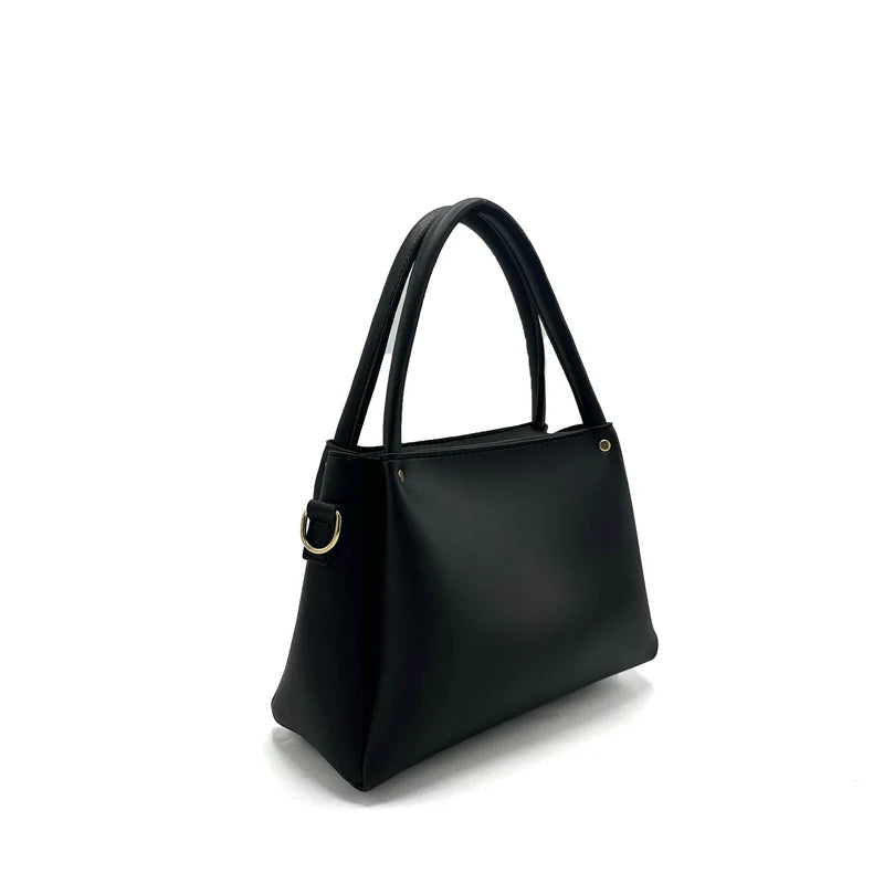 Minimal Black Everyday Shoulder Bag