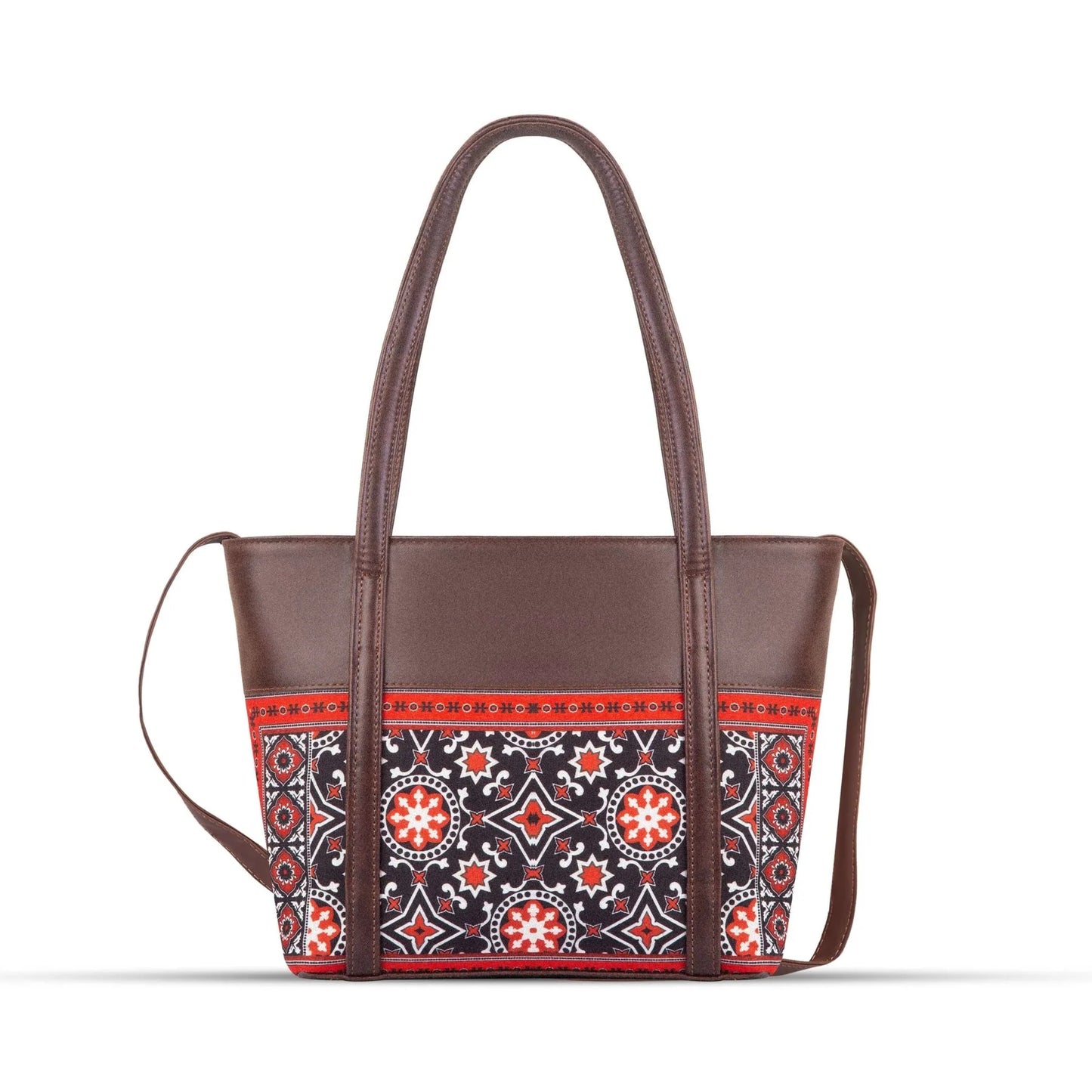 Ajrak Heritage Shoulder Tote Bag