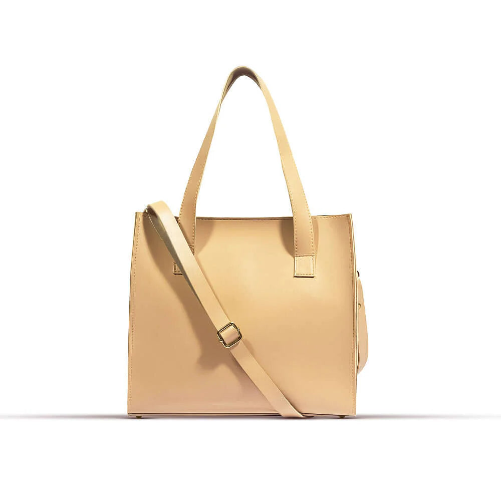 Modern Stripe Accent Tote Bag