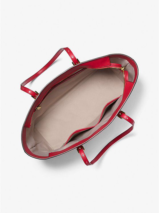 Quinn Large Metallic Signature Logo Tote Bag