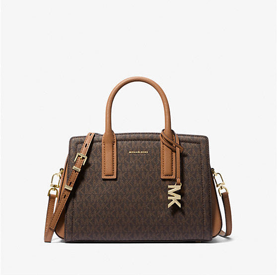 Michael Kors ivory satchel bag