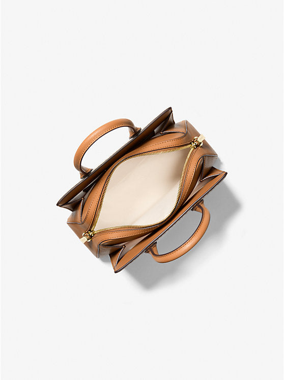 Michael Kors ivory satchel bag