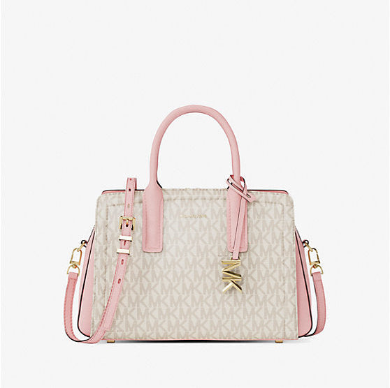 Michael Kors ivory satchel bag