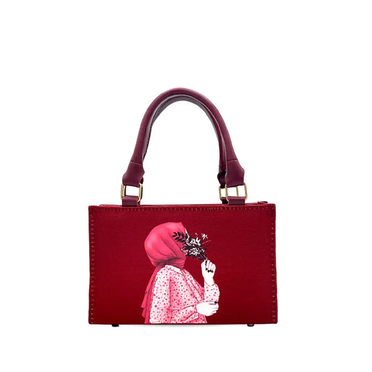 Mini Sophisto Bag Maroon