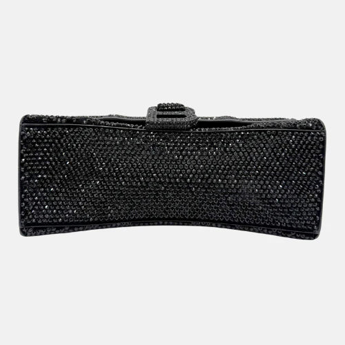 Hourglass XS Allover Strass Top-Handle Bag