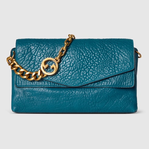 Large shoulder bag with chain