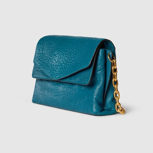 Large shoulder bag with chain