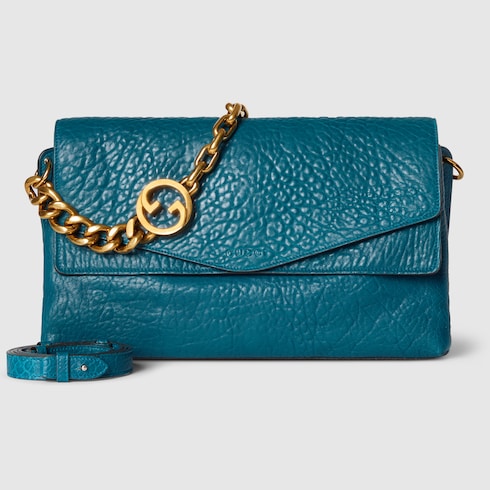 Large shoulder bag with chain