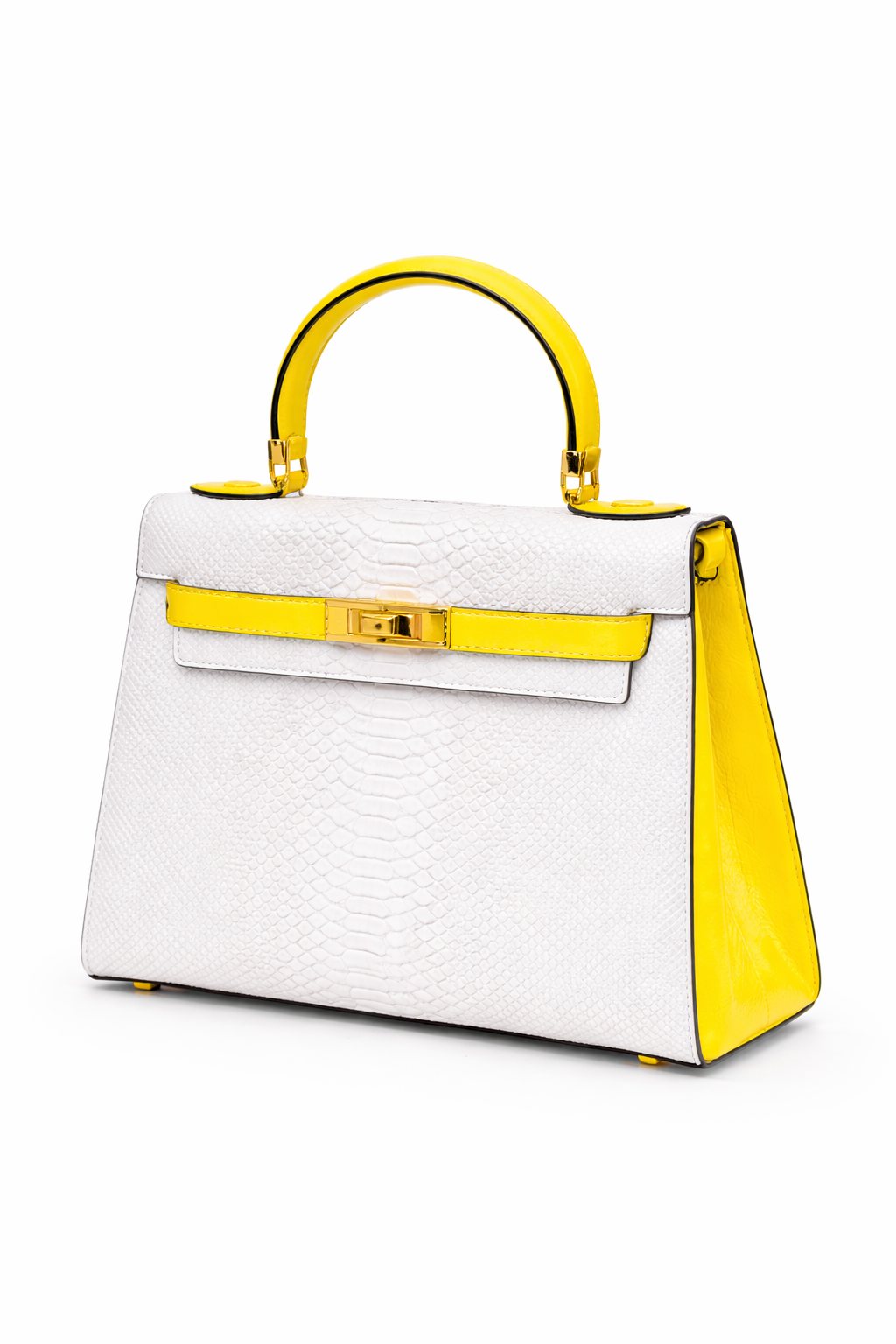 Kelly - Python-Embossed Party Bag