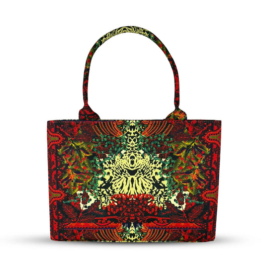 Vibrant Tribal Art Tote Bag
