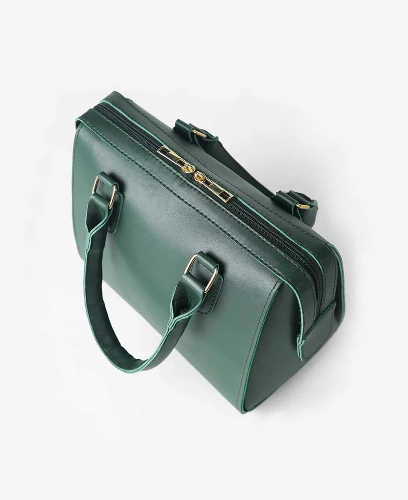 Emerald Green 3-Piece Handbag Set