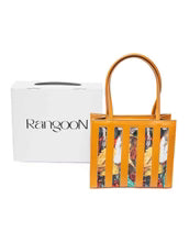 Abstract Panel Tote Handbag