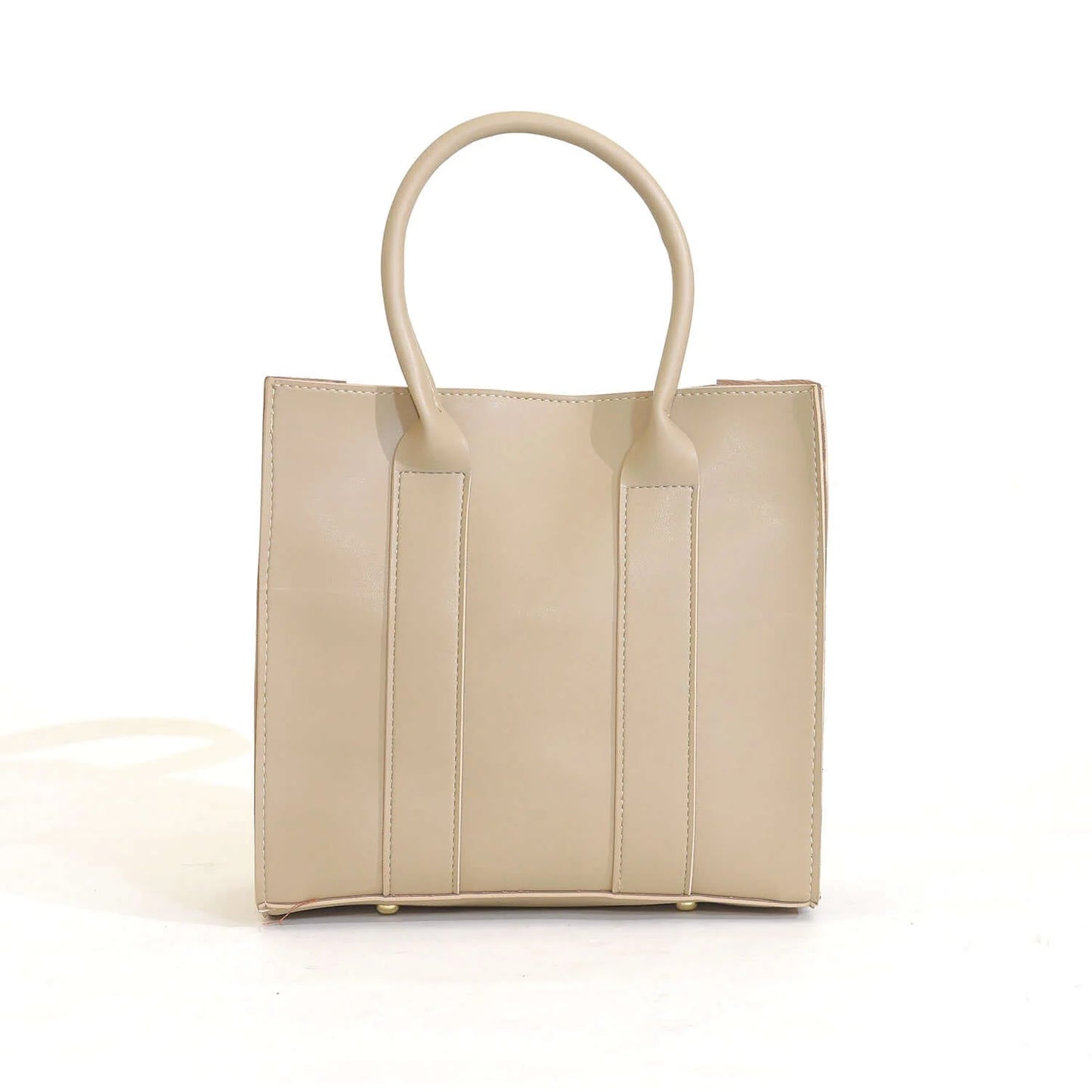 Elegant Beige 3-Piece Tote Bag Set