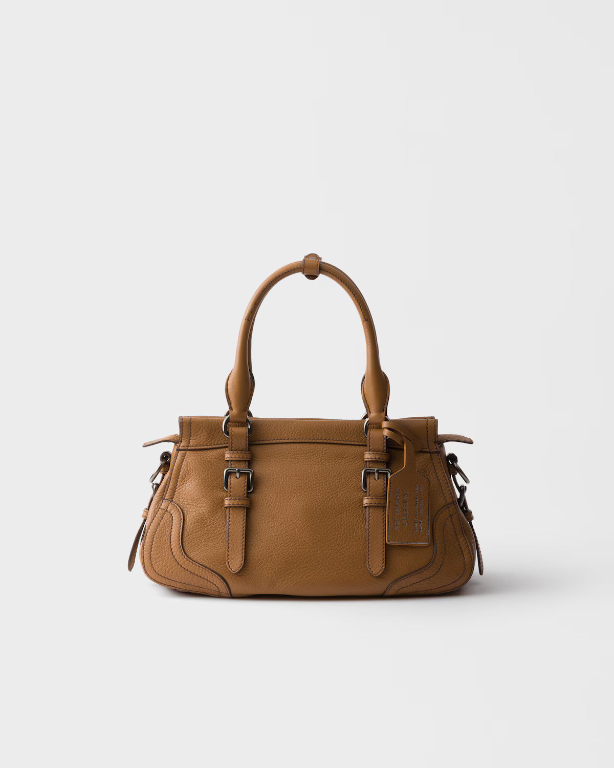 Large leather tote bag