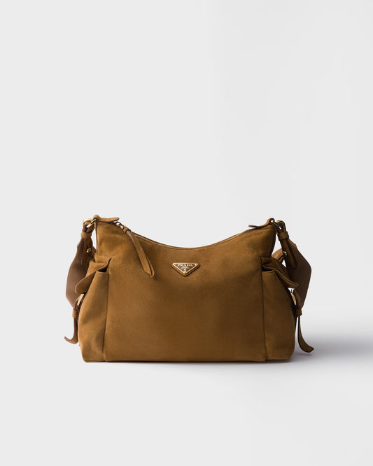 Prada Explore large suede bag