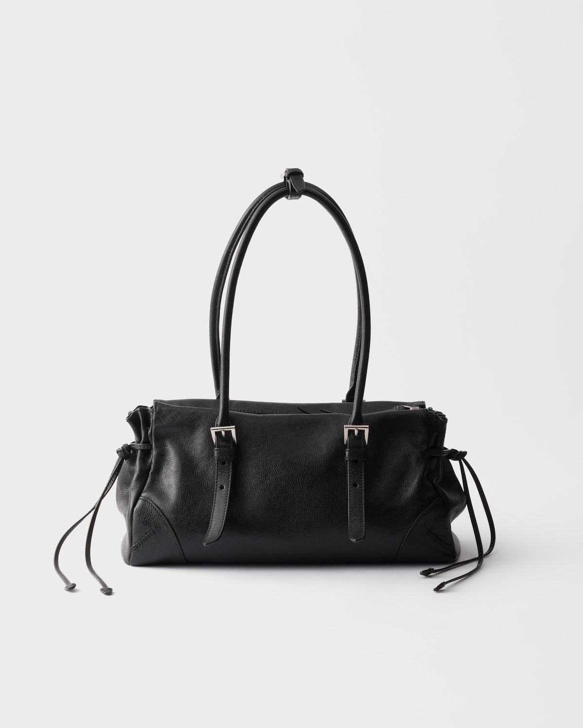 Prada Bonnie medium antiqued leather tote bag