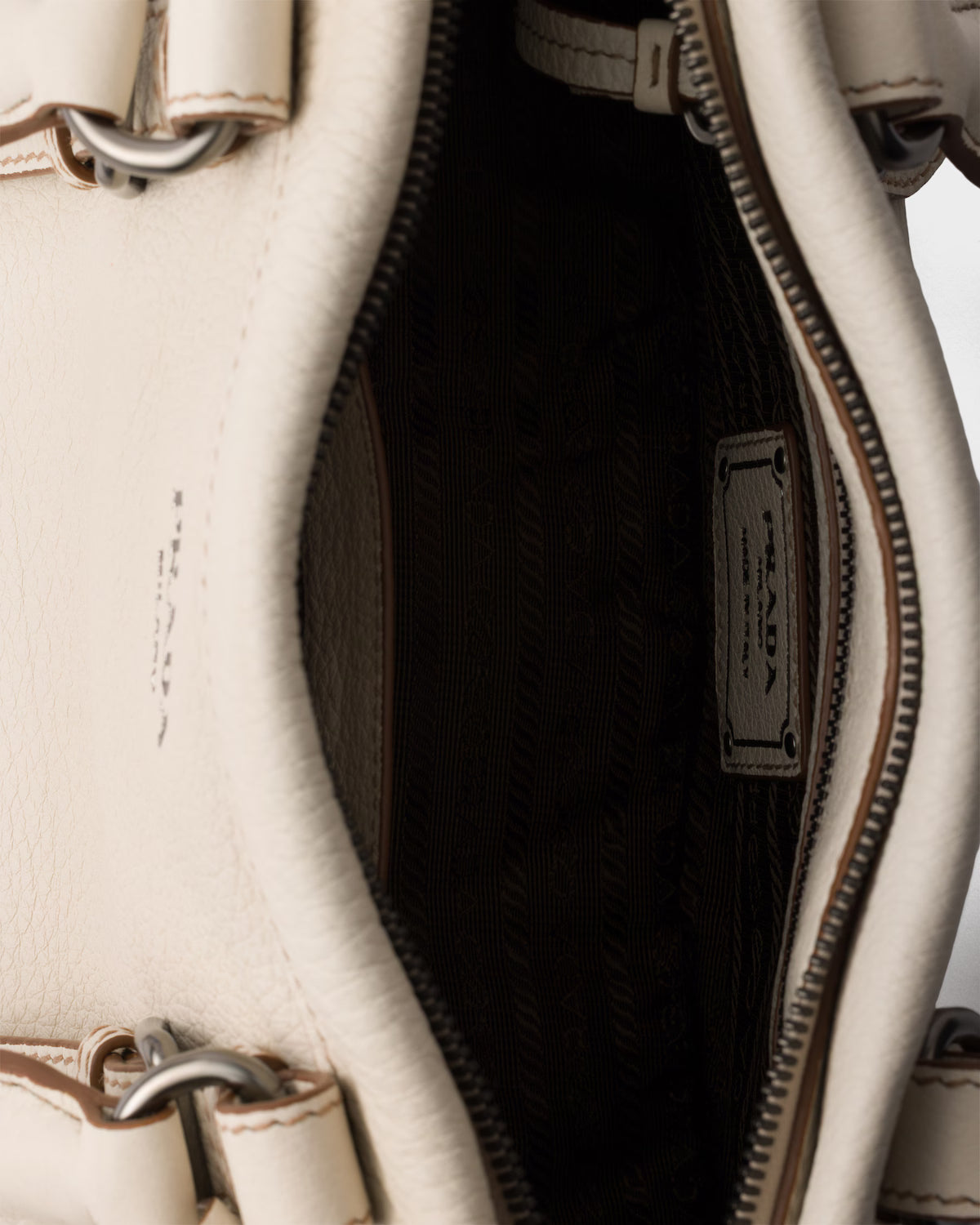 Large leather tote bag