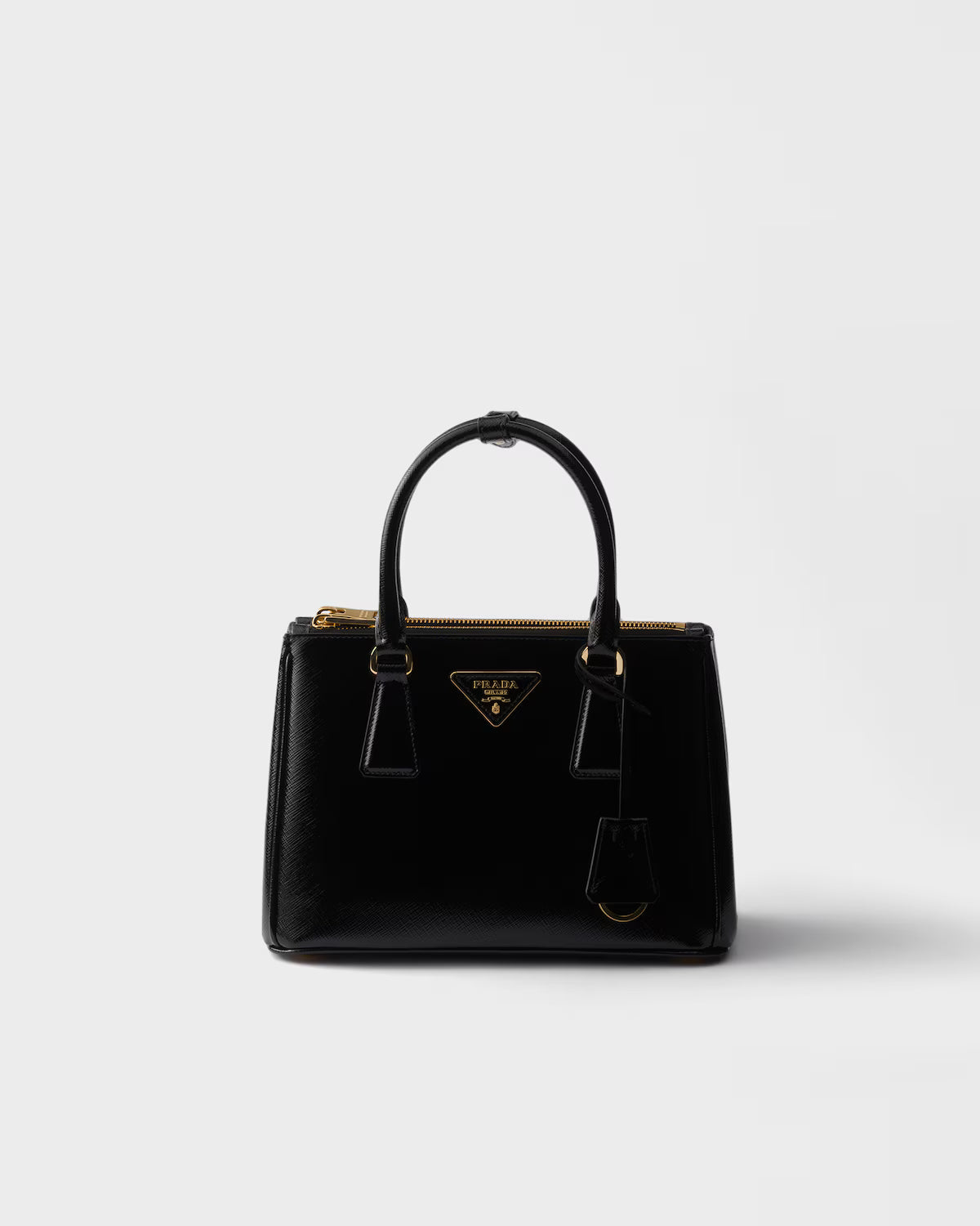 Prada Galleria small patent Saffiano leather bag
