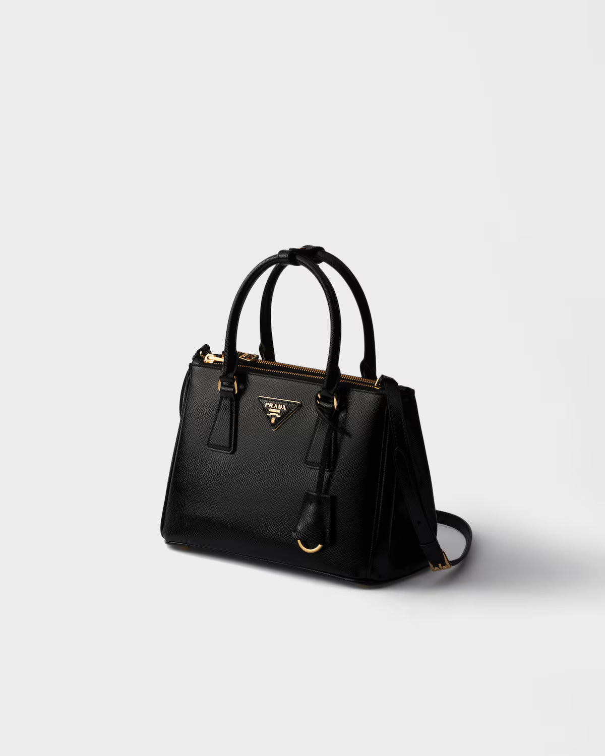 Prada Galleria small patent Saffiano leather bag